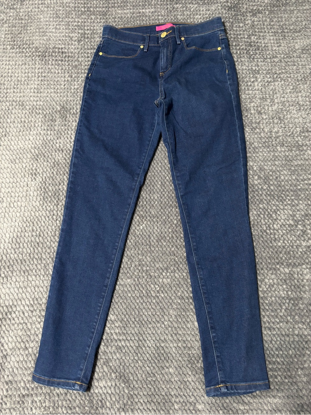 Lilly Pulitzer Eagan High Rise Skinny Jeans. Dark Blue Size 6